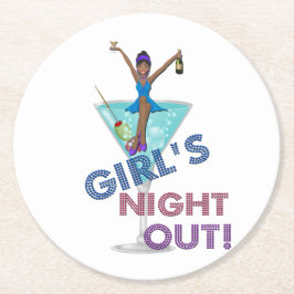 アフリカ系アメリカ人バチェロレッテ ラウンドペーパーコースター