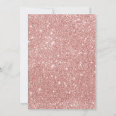 アフリカ系アメリカ人バラ金ゴールドベビーシャワー招待状 招待状 (裏面)