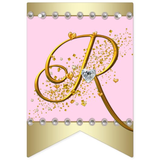 アフリカ系アメリカ人バレリナ・ツツ真珠の赤ちゃんシャワー バンティングフラッグ (第2の旗)