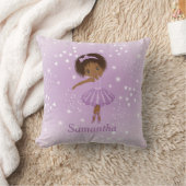 アフリカ系アメリカ人バレリーナ装飾用クッション クッション (ブランケット)