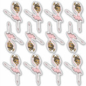 アフリカ系アメリカ人バレリーナ シール (正面)