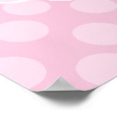 アフリカ系アメリカ人バレリーナ – ピンクバレエダンサー ポスター (角)