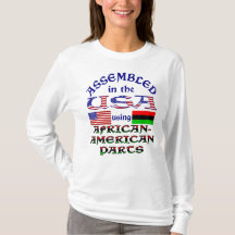 アフリカ系アメリカ人パーツを使用しアメリカで組み立てられた