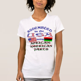 アフリカ系アメリカ人パーツ使用 アメリカで組み立て Tシャツ