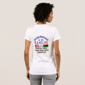 アフリカ系アメリカ人パーツ使用 アメリカで組み立て Tシャツ (裏面フル)