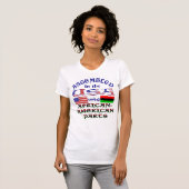 アフリカ系アメリカ人パーツ使用 アメリカで組み立て Tシャツ (正面フル)