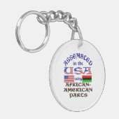 アフリカ系アメリカ人パーツ キーホルダー (正面左)