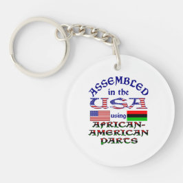 アフリカ系アメリカ人パーツ キーホルダー