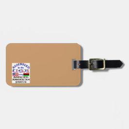 アフリカ系アメリカ人パーツ ラゲッジタグ