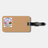 アフリカ系アメリカ人パーツ ラゲッジタグ (裏面横)