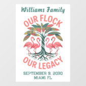 アフリカ系アメリカ人ファミリー・レガシー・リユニオン・フラミンゴ ウィンドウサイン (シート)