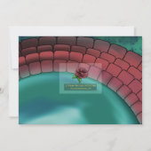 アフリカ系アメリカ人フェアリーとライパドの誕生日パーティー 招待状 (裏面)