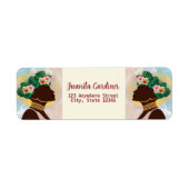 アフリカ系アメリカ人フローラ冠 ラベル (正面)