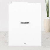 アフリカ系アメリカ人ブラックガールグラード2024卒業 カード (裏面)