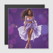 アフリカ系アメリカ人ブラッククイーンメラニンシスタショップ (正面/裏面)