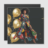 アフリカ系アメリカ人ブラッククイーンメラニンシスタショップ (正面/裏面)