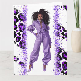 アフリカ系アメリカ人ブラッククイーンメラニンシスタショップ カード