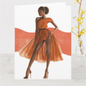 アフリカ系アメリカ人ブラッククイーンメラニンシスタショップ カード (黄色い花)