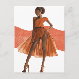 アフリカ系アメリカ人ブラッククイーンメラニンシスタショップ シーズンポストカード