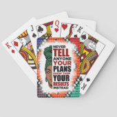 アフリカ系アメリカ人ブラッククイーンメラニンシスタショップ トランプ (裏面)