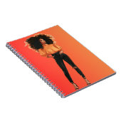 アフリカ系アメリカ人ブラッククイーンメラニンシスタショップ ノートブック (右側)