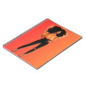 アフリカ系アメリカ人ブラッククイーンメラニンシスタショップ ノートブック (左側)