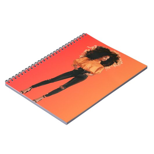 アフリカ系アメリカ人ブラッククイーンメラニンシスタショップ ノートブック (左側)