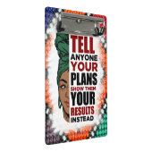 アフリカ系アメリカ人ブラッククイーンメラニンシスタショップ ミニクリップボード (アングル)