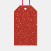 アフリカ系アメリカ人ブラックサンタクロースのクリスマス ギフトタグ (裏面)