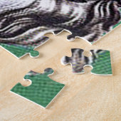 アフリカ系アメリカ人ブラックサンタクロースのクリスマス ジグソーパズル (側面)