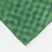 アフリカ系アメリカ人ブラックサンタクロースのクリスマス フリースブランケット (角)