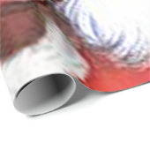 アフリカ系アメリカ人ブラックサンタクロースのクリスマス ラッピングペーパー (ロールコーナー)