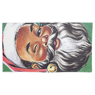 アフリカ系アメリカ人ブラックサンタクロースのクリスマス 枕カバー