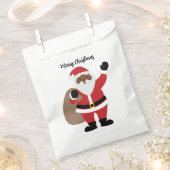 アフリカ系アメリカ人ブラックサンタクロース フェイバーバッグ (クリップ留めされた状態)