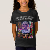 アフリカ系アメリカ人ブラック史お祝い Tシャツ (正面)