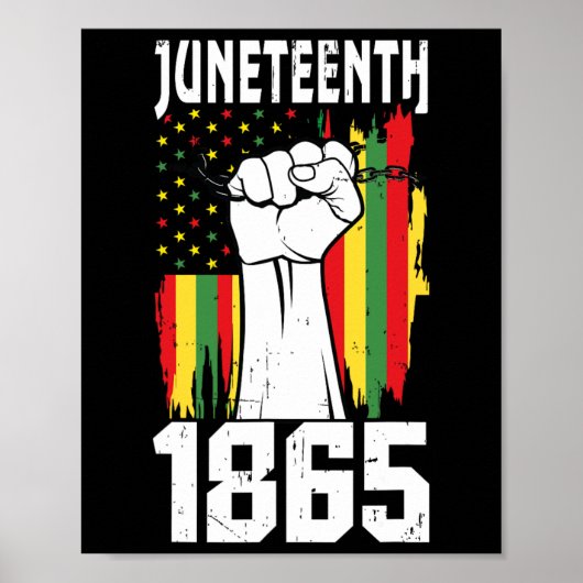 アフリカ系アメリカ人ブラック史1865年十二月十一日 ポスター (正面)