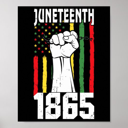 アフリカ系アメリカ人ブラック史1865年6月12日 ポスター (正面)