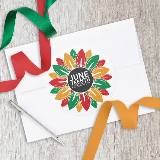 アフリカ系アメリカ人ブラック歴史十二月十二日花 ラウンドシール