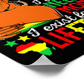 アフリカ系アメリカ人ブラック歴史月十二月Pr ポスター (角)