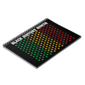 アフリカ系アメリカ人ブラック歴史月間ギフトブラック ノートブック (左側)