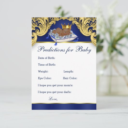 アフリカ系アメリカ人プリンスの予測とアドバイスカード アドバイスカード