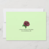 アフリカ系アメリカ人プリンスバースデーパーティー 招待状 (裏面)