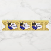 アフリカ系アメリカ人プリンスベビーウォーターボトルラベル ペットボトルラベル (シングルラベル)