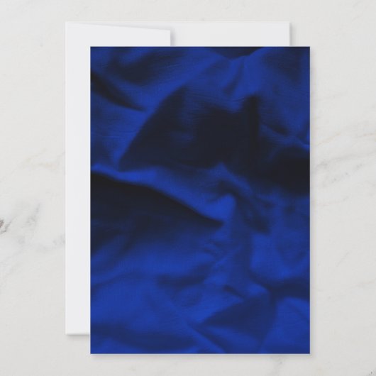 アフリカ系アメリカ人プリンス金ゴールドブルーベビーシャワー 招待状 (裏面)