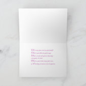 アフリカ系アメリカ人プリンセスカラフル誕生日 カード (内部)