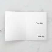 アフリカ系アメリカ人プリンセスバタフライグリーティングカード カード (内部)