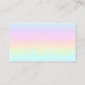 アフリカ系アメリカ人プリンセスバースデーサンキューカード エンクロージャーカード (裏面)