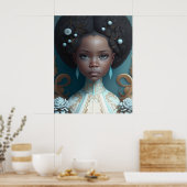 アフリカ系アメリカ人プリンセスブラック・クイーン・ポスター ポスター (キッチン)