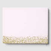 アフリカ系アメリカ人プリンセスベビーシャワーゲストブック ゲストブック (裏面)