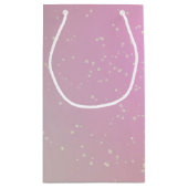 アフリカ系アメリカ人プリンセス誕生日 スモールペーパーバッグ (裏面)